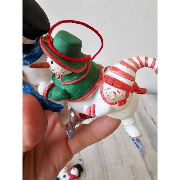 Sandi gore evans snowman ornament Mama loves Mambo joyful noise couple family jo - Picture 10 of 12